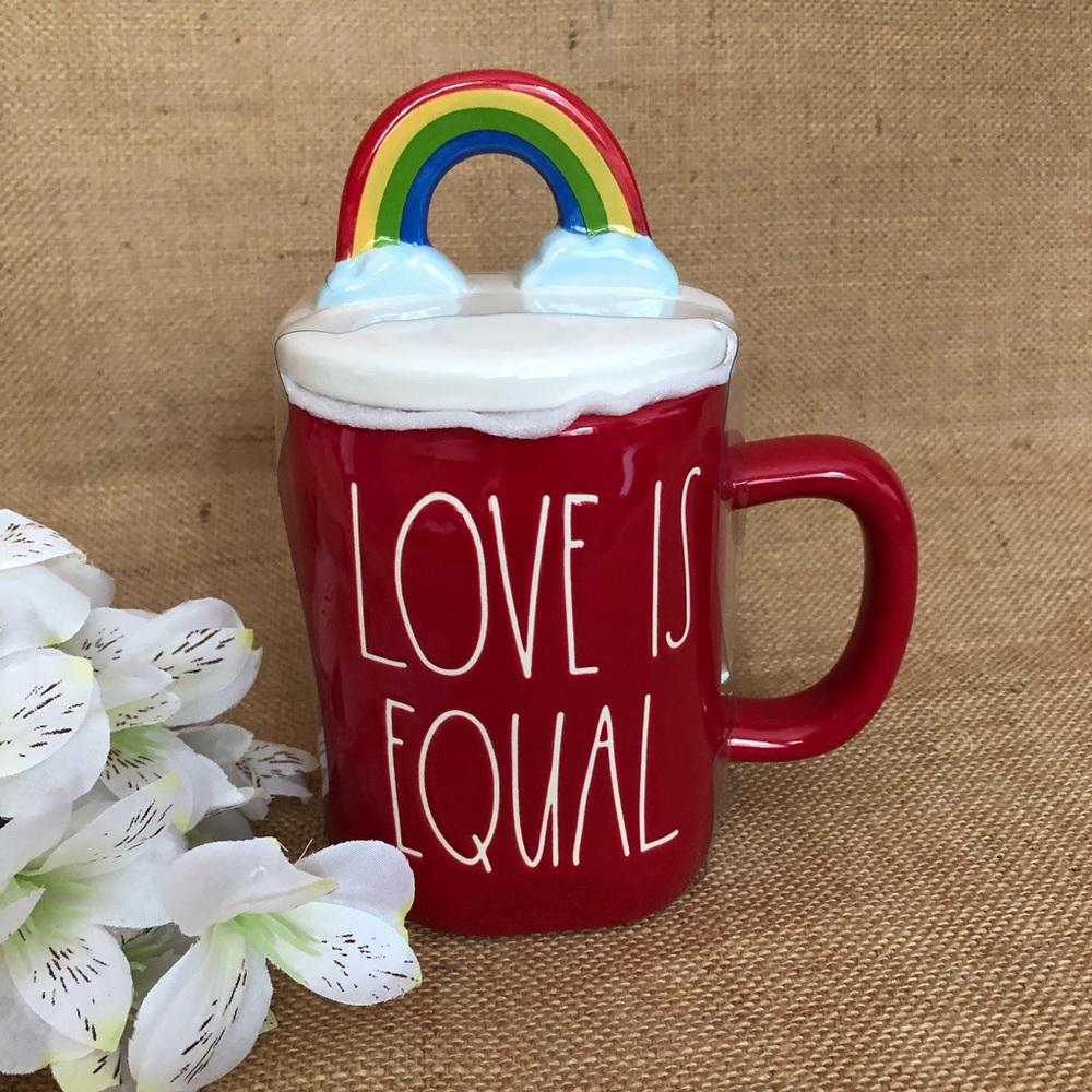 Rae Dunn Love Is Equal Figural Mug